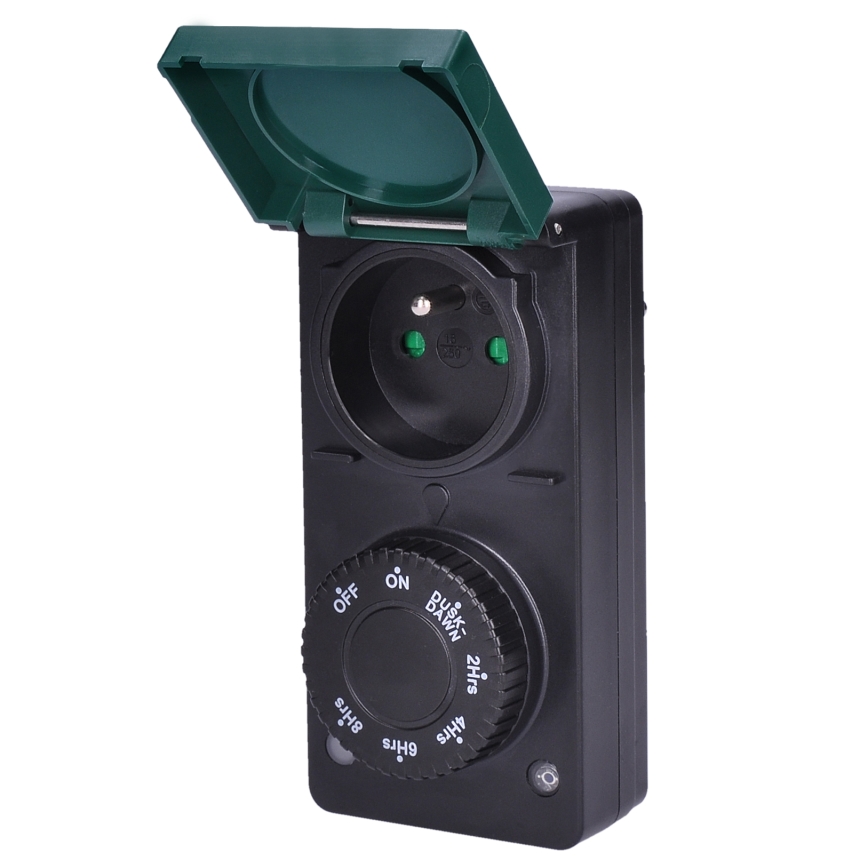 Tajmer sa senzorom za sumrak 3600W/230V IP44