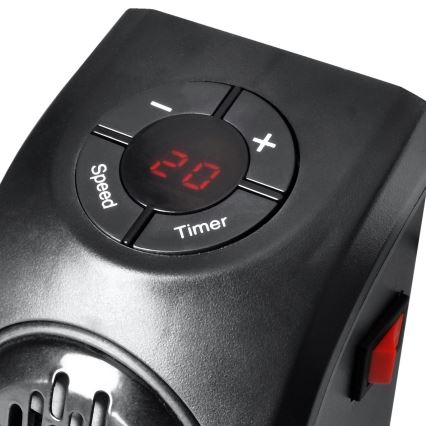 Kompaktan mini ventilator sa keramičkim grejnim elementom za utičnicu, 350 W/230 V