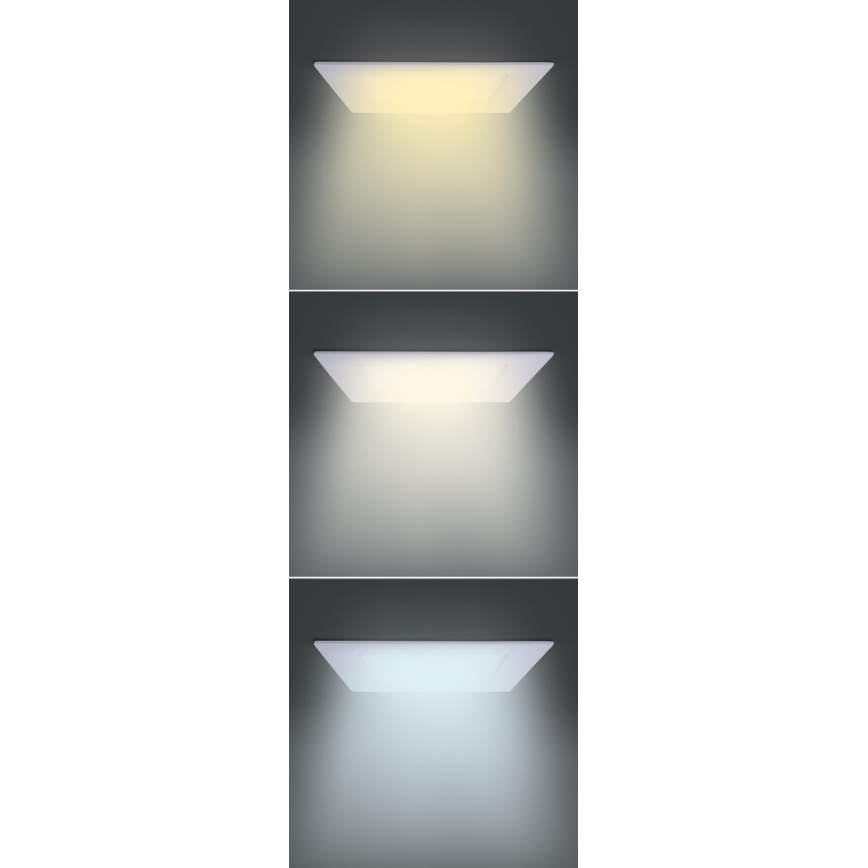LED panel LED/18W/230V 3000/4000/6000K 22,5x22,5 cm bela