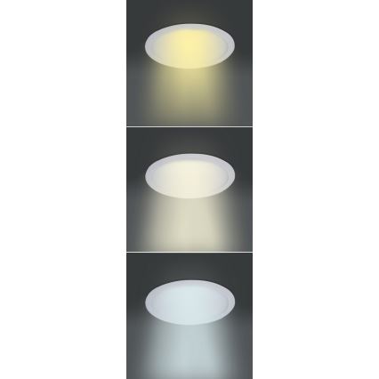 LED ugradno svetlo LED/24W/230V 3000/4000/6000K prečnik 30 cm bela