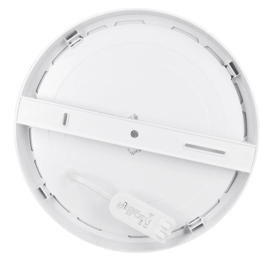 LED površinski/ugrađeni panel 2 u 1 24W/230V 3000/4000/6000K prečnik 30 cm IP54 bela