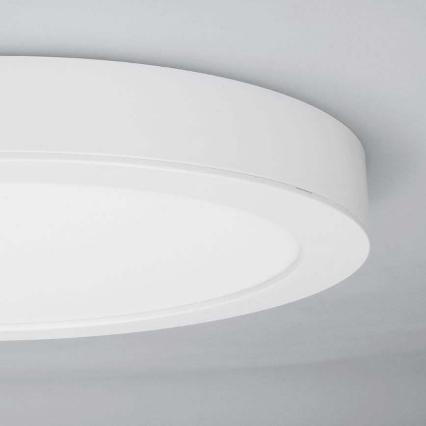 LED površinski/ugrađeni panel 2 u 1 24W/230V 3000/4000/6000K prečnik 30 cm IP54 bela
