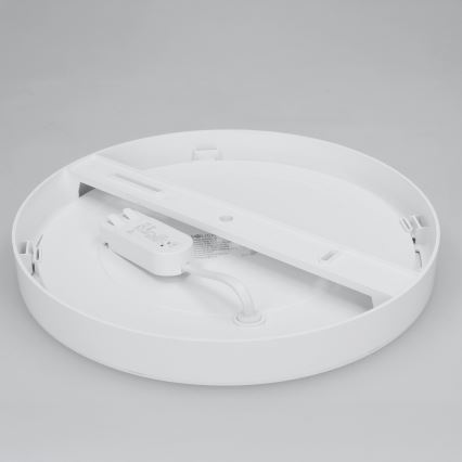 LED površinski/ugrađeni panel 2 u 1 24W/230V 3000/4000/6000K prečnik 30 cm IP54 bela