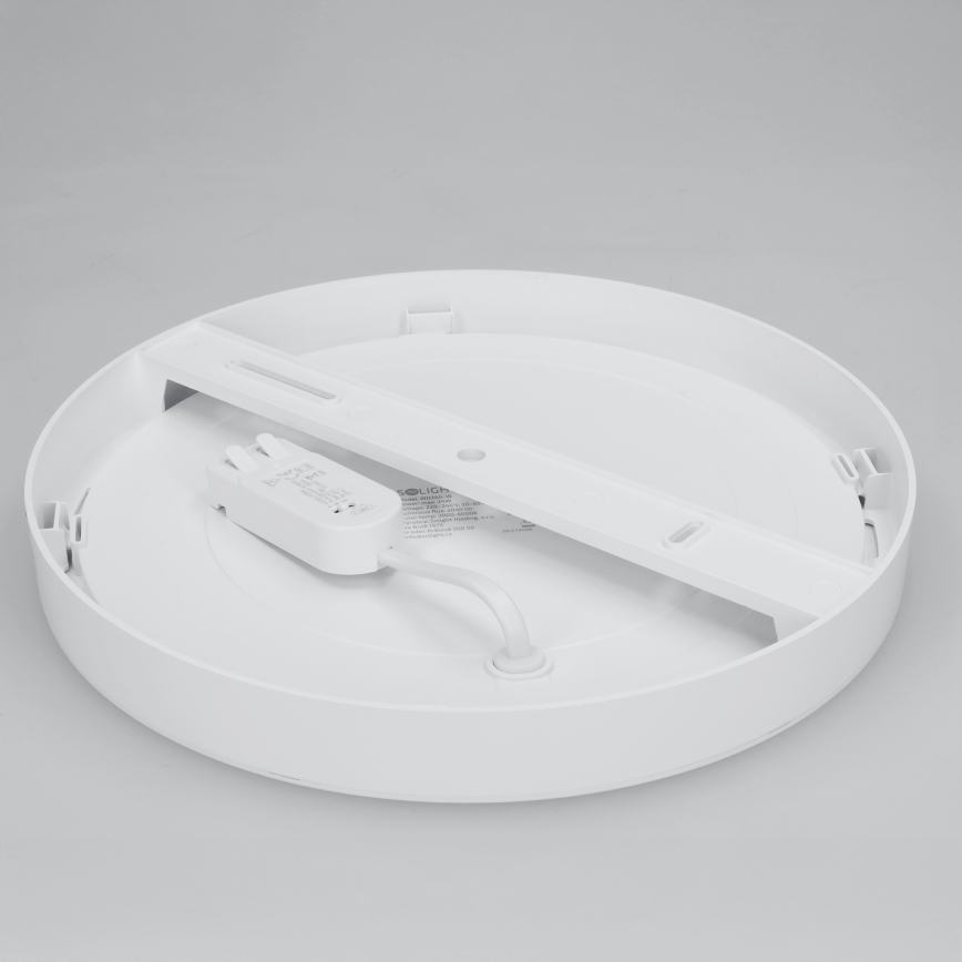 LED površinski/ugrađeni panel 2 u 1 24W/230V 3000/4000/6000K prečnik 30 cm IP54 bela