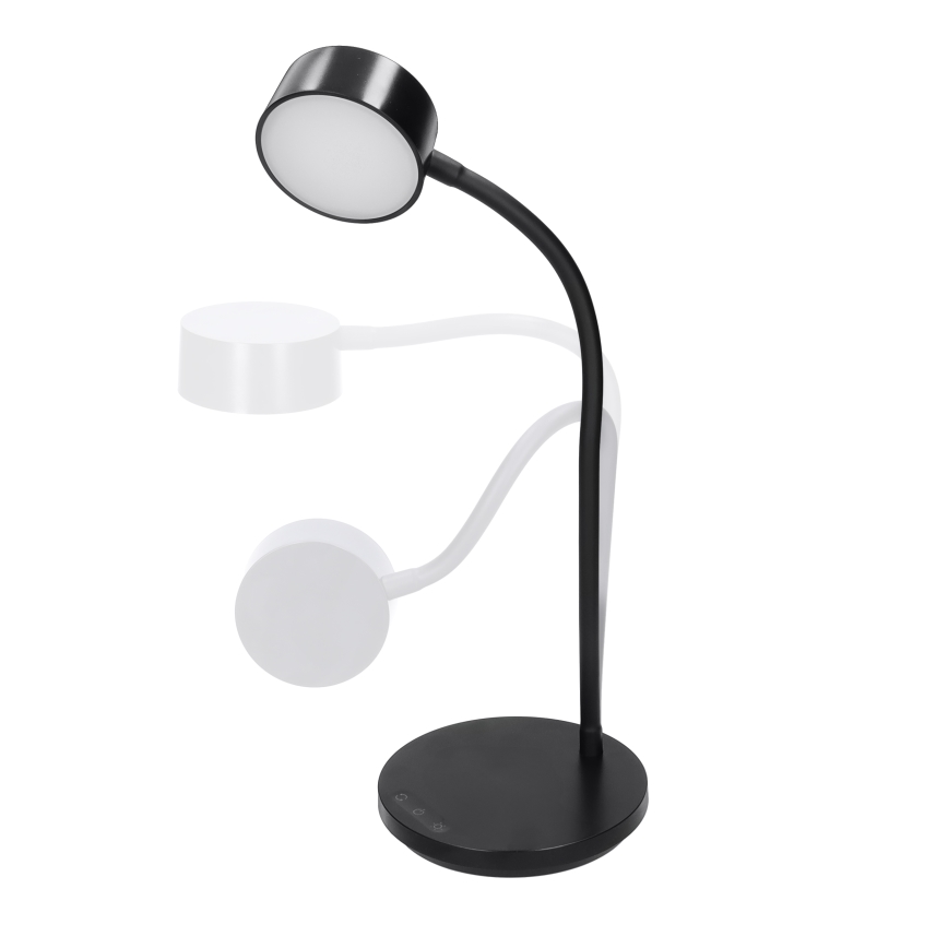 LED prigušiva dodirom stona lampa LED/4,5W/5V 3000/4000/6500K crna