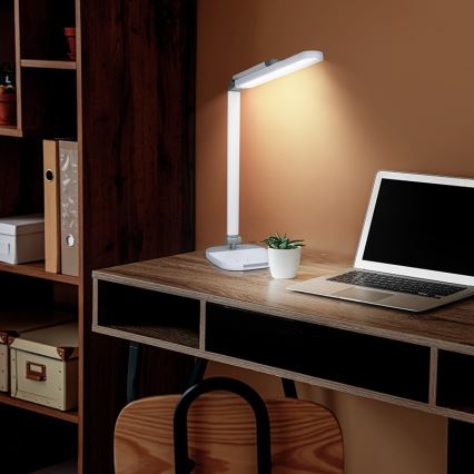 LED prigušiva dodirna stona lampa sa noćnim osvetljenjem LED/10W/5V 3000/4000/5000K bela