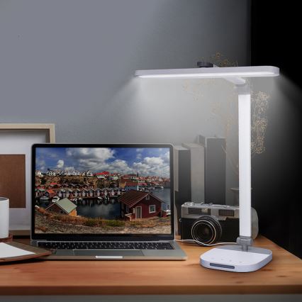 LED prigušiva dodirna stona lampa sa noćnim osvetljenjem LED/10W/5V 3000/4000/5000K bela