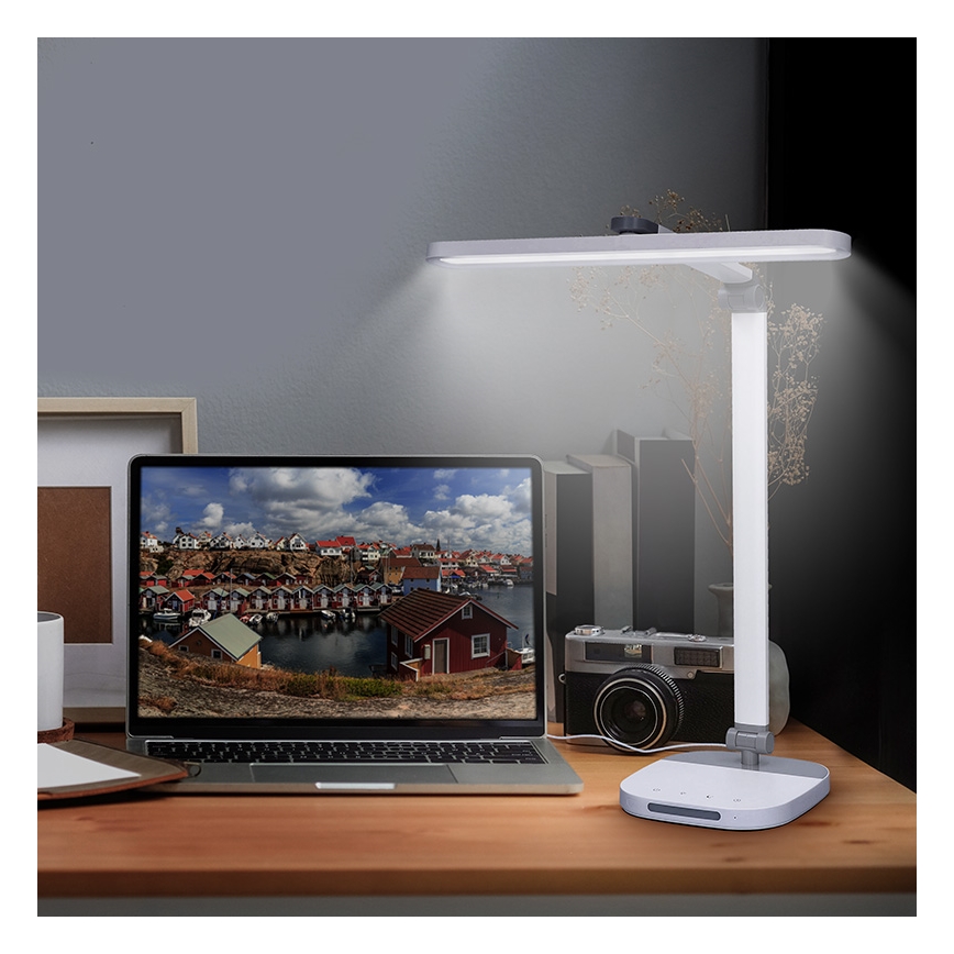 LED prigušiva dodirna stona lampa sa noćnim osvetljenjem LED/10W/5V 3000/4000/5000K bela