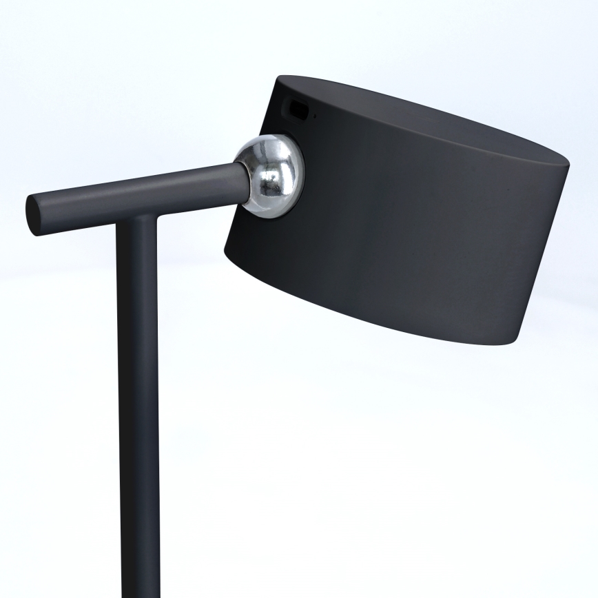 LED prigušiva dodirna punjiva lampa 3u1 LED/4W/2000 mAh 3000/4000/6500K crna
