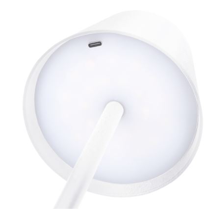 LED prigušiva punjiva dodirna stona lampa LUCCA LED/3,7V 3000/4000/6500K 2000 mAh bela