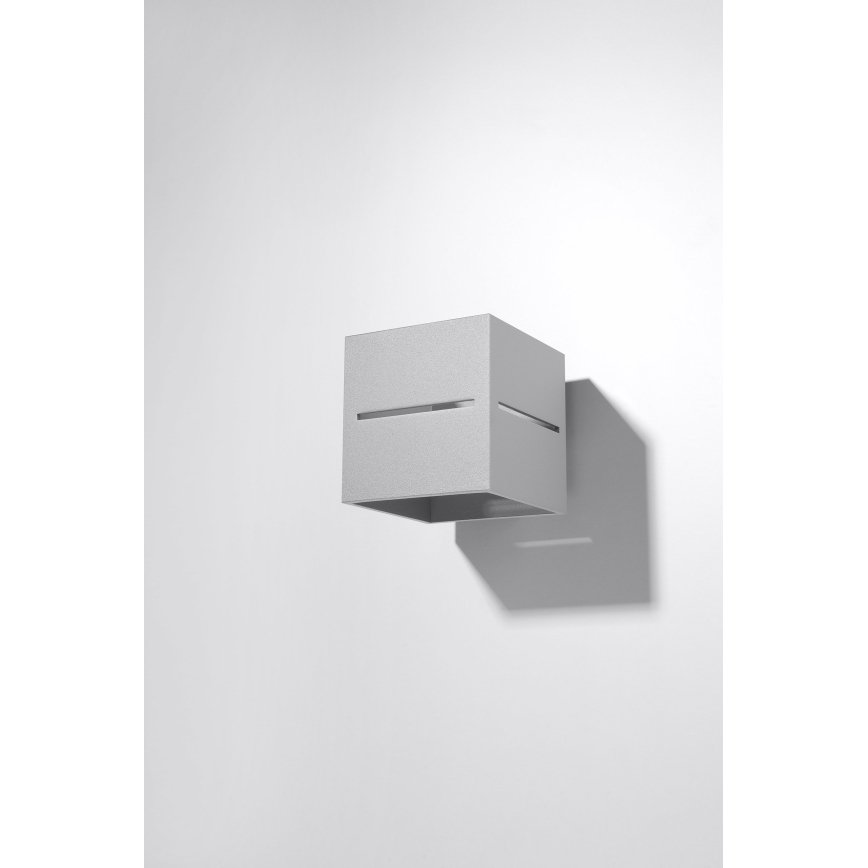 Zidno svetlo LOBO 1xG9/40W/230V sivo