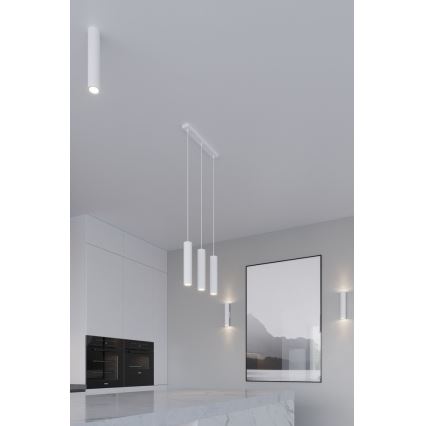 Luster na sajli LAGOS 2 2xGU10/10W/230V, beli
