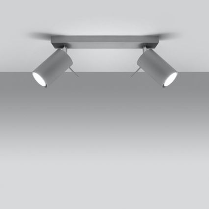 Stropni spot RING 2xGU10/10W/230V