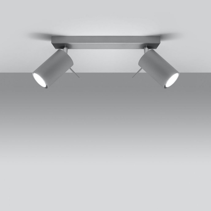 Stropni spot RING 2xGU10/10W/230V