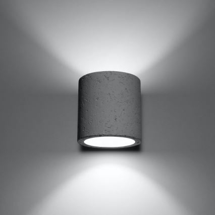 Zidna reflektorska svetiljka ORBIS 1xG9/40W/230V beton