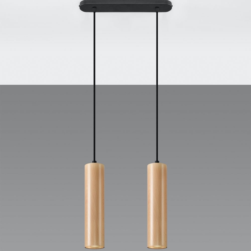 Luster na sajli LINO 2xGU10/40W/230V bukva