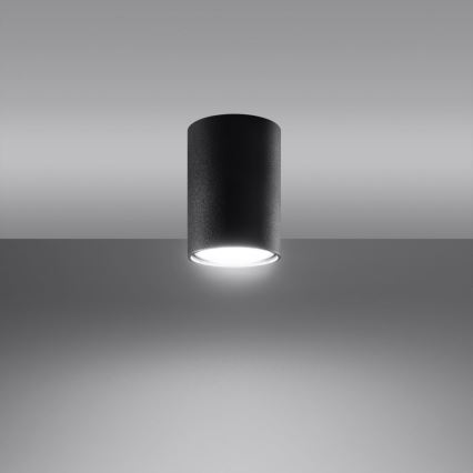 Spot svetiljka LAGOS 1xGU10/10W/230V 10 cm crna