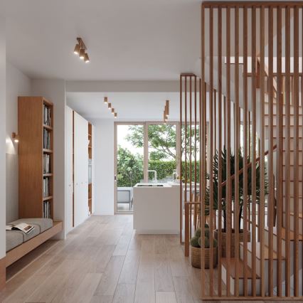 Spot svetiljka ZEKE 2xGU10/40W/230V hrast