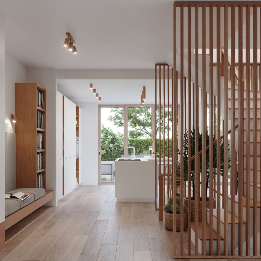 Spot svetiljka ZEKE 2xGU10/40W/230V hrast