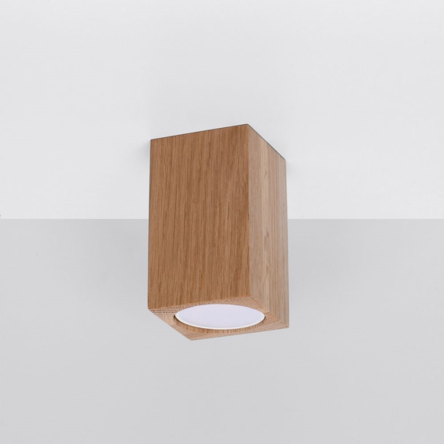 Spot svetiljka KEKE 1xGU10/40W/230V 10 cm hrast