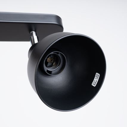 Reflektor ELBA 2xE27/15W/230V crni