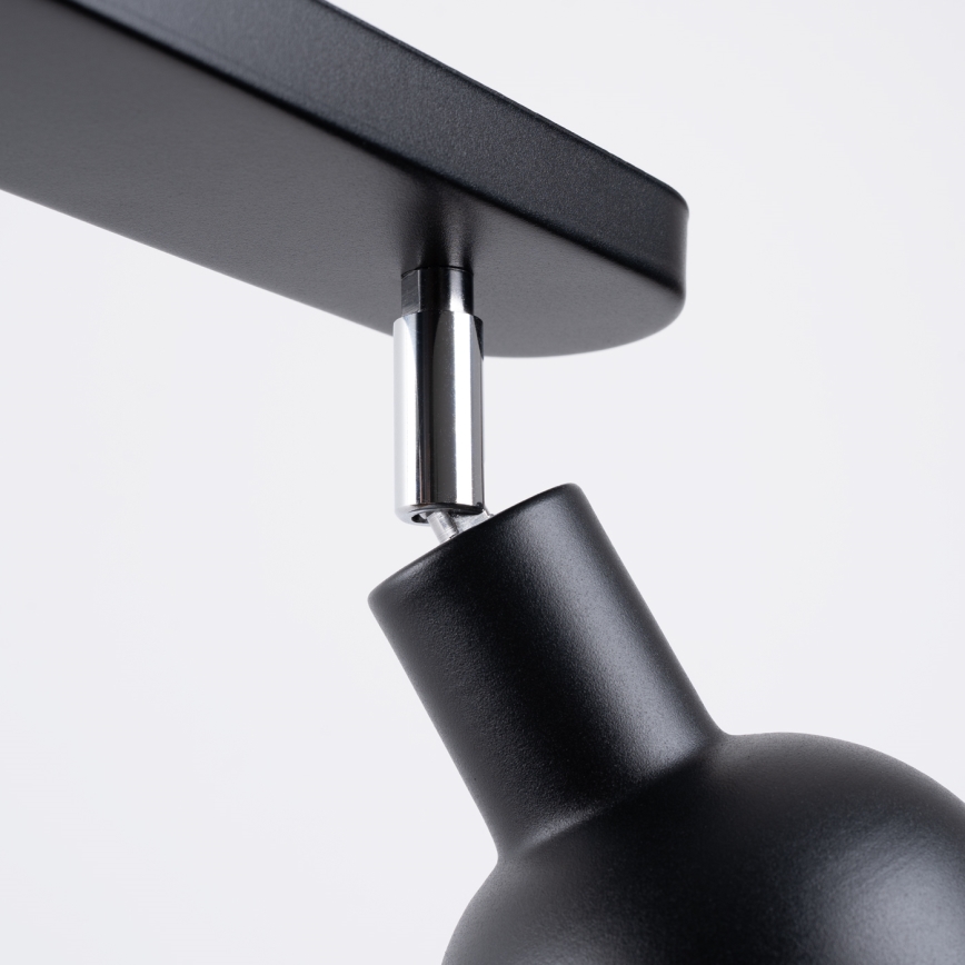 Reflektor ELBA 2xE27/15W/230V crni