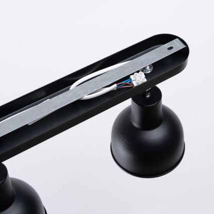 Reflektor ELBA 2xE27/15W/230V crni