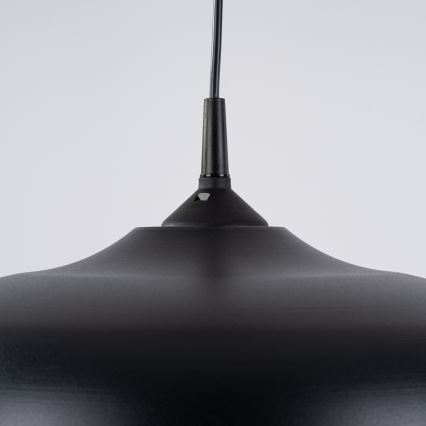 Luster na sajli GINA 1xE27/15W/230V Ø 38 cm crna
