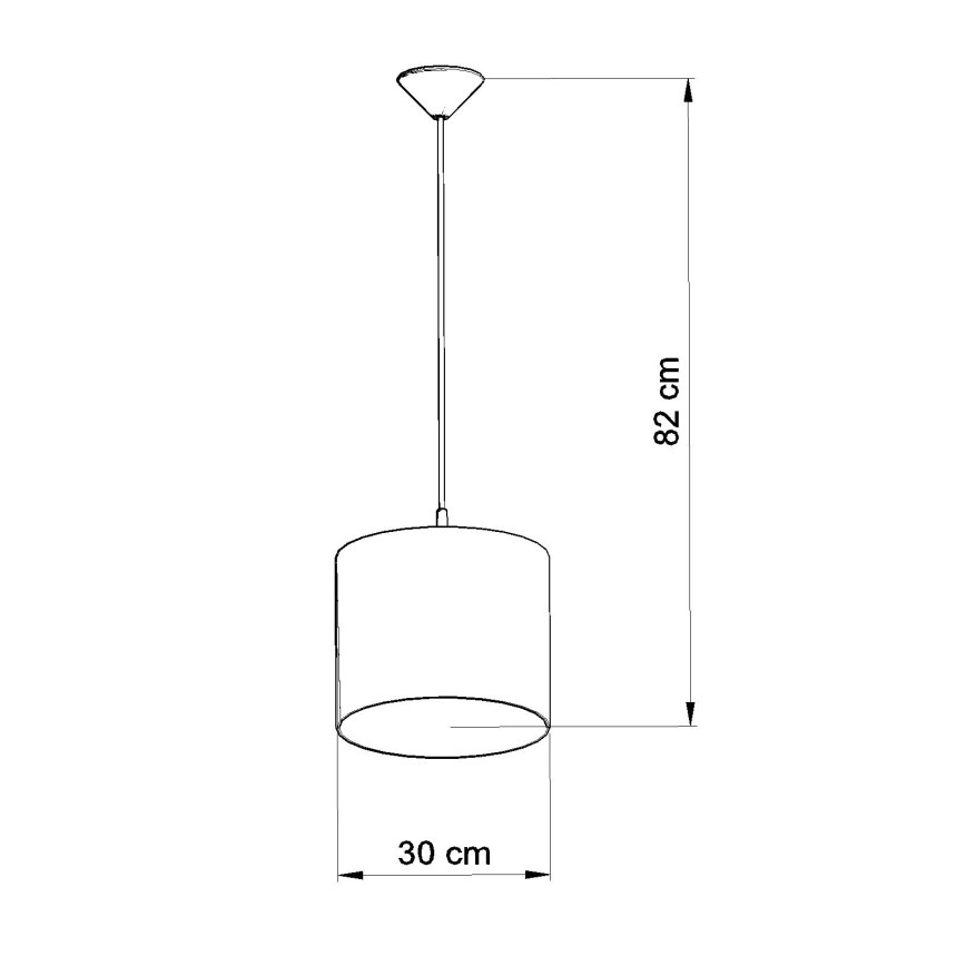 Dečiji luster na sajli OWLS 1xE27/15W/230V Ø 30 cm sove