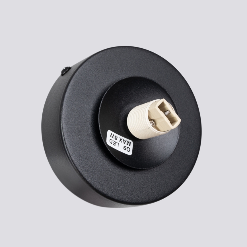 Zidno svetlo YOLI 1xG9/8W/230V crno