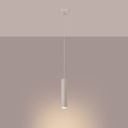 Luster na sajli LAGOS 1xGU10/10W/230V krem boje