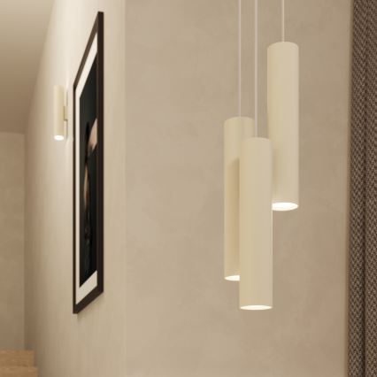 Luster na sajli LAGOS 1xGU10/10W/230V krem boje