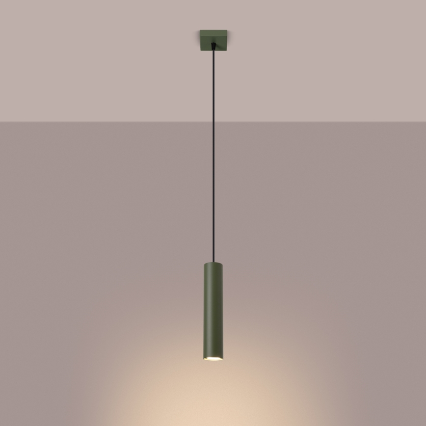 Luster na sajli LAGOS 1xGU10/10W/230V, zelene boje