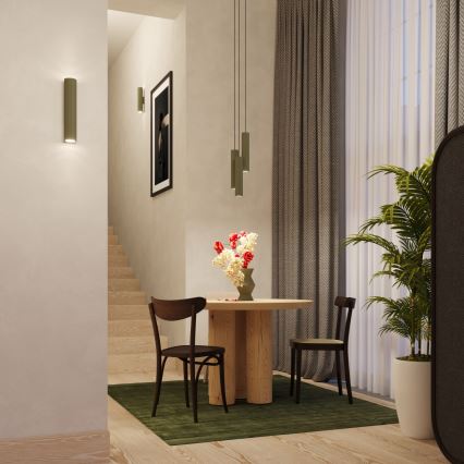 Luster na sajli LAGOS 1xGU10/10W/230V, zelene boje