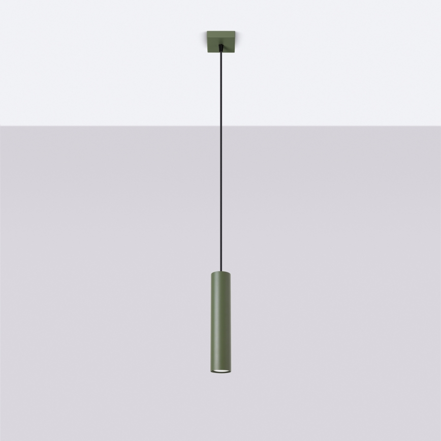Luster na sajli LAGOS 1xGU10/10W/230V, zelene boje