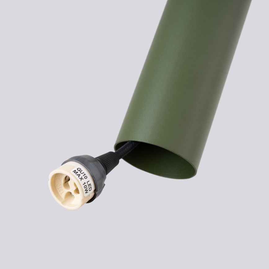 Luster na sajli LAGOS 1xGU10/10W/230V, zelene boje