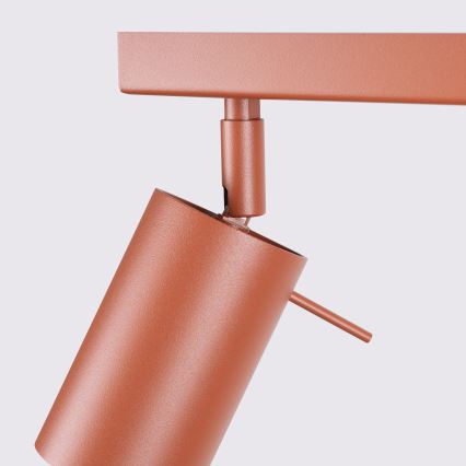 Stropno spot svetlo RING 2xGU10/10W/230V crveno