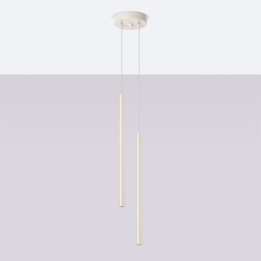 Luster na sajli PASTELO 2xG9/8W/230V krem