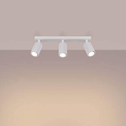 Spot svetlo KARBON 3xGU10/10W/230V bela