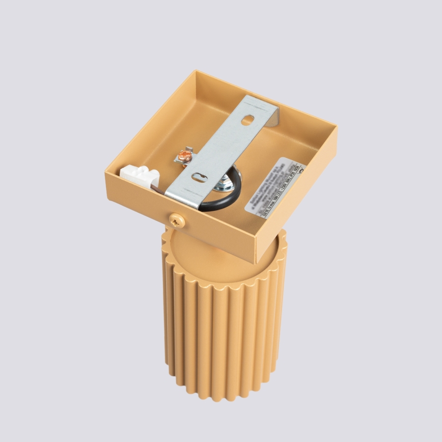 Zidna reflektorska lampa KARBON 1xGU10/10W/230V zlatna