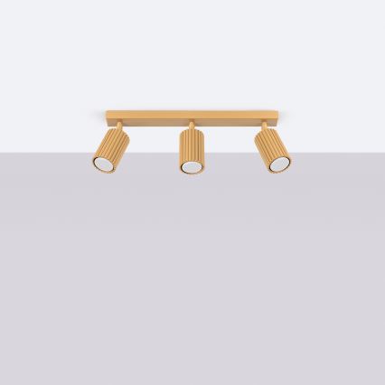 Spot svetiljka KARBON 3xGU10/10W/230V zlatna