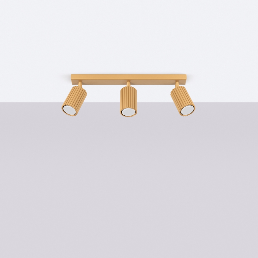 Spot svetiljka KARBON 3xGU10/10W/230V zlatna