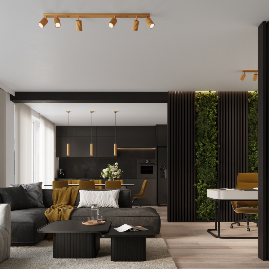 Plafonsko spot svetlo KARBON 6xGU10/10W/230V zlatna