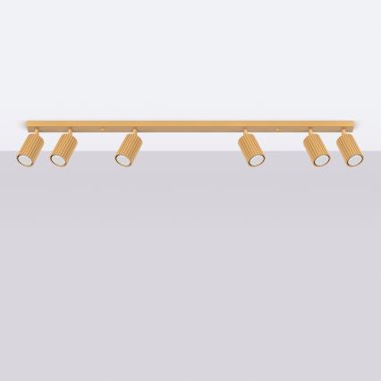 Plafonsko spot svetlo KARBON 6xGU10/10W/230V zlatna