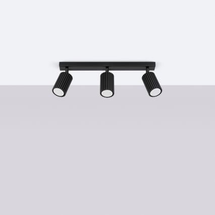 Spot svetiljka KARBON 3xGU10/10W/230V crna