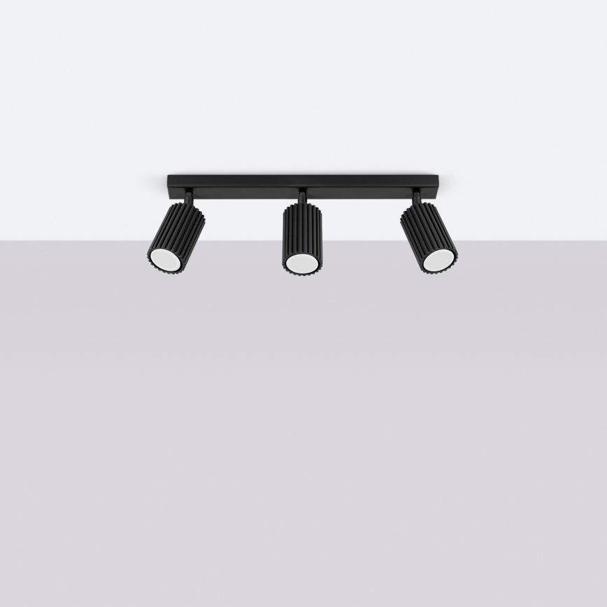 Spot svetiljka KARBON 3xGU10/10W/230V crna