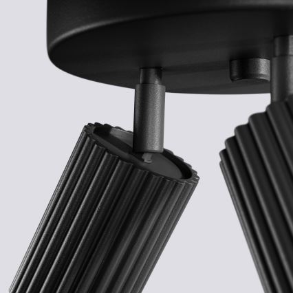 Spot svetlo KARBON 3xGU10/10W/230V crno