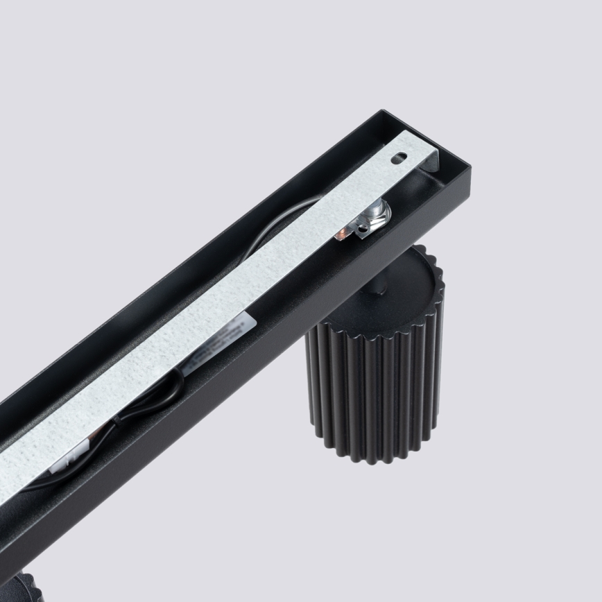 Plafonska svetiljka sa 6 spotova KARBON 6xGU10/10W/230V crna