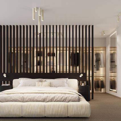 Spot svetiljka KARBON 1xGU10/10W/230V 10 cm krem