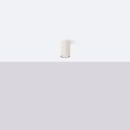 Spot svetiljka KARBON 1xGU10/10W/230V 10 cm krem